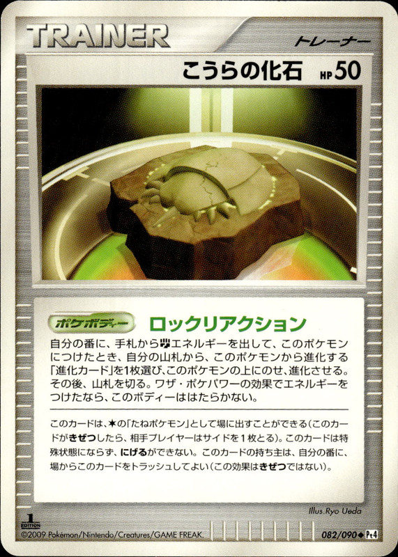 こうらの化石 (1ED)