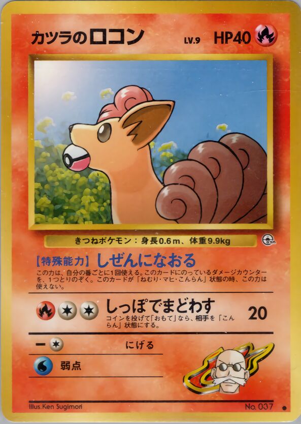 カツラのロコン LV.9