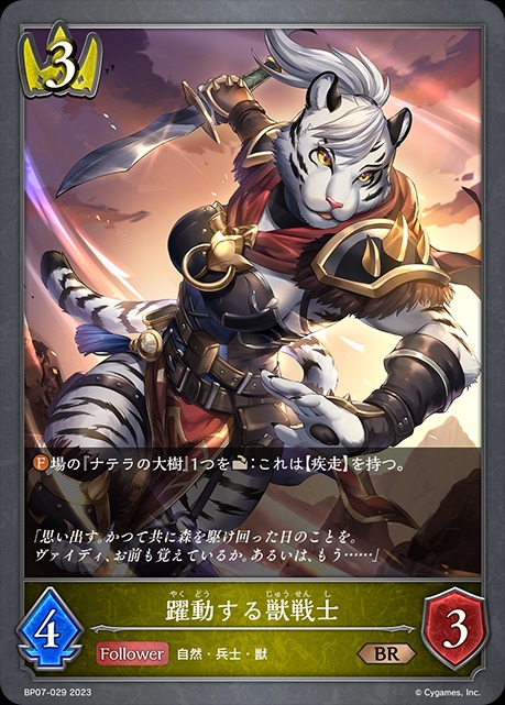 躍動する獣戦士