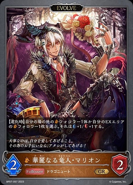 華麗なる竜人・マリオン(EVOLVE)