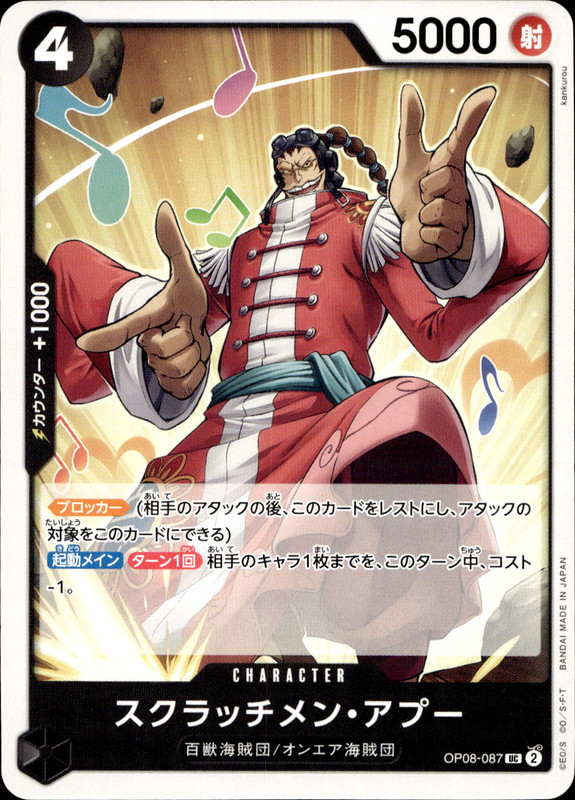 スクラッチメン・アプー