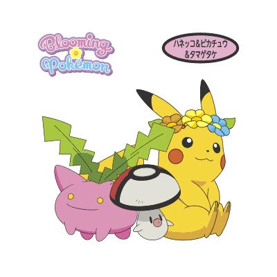 ハネッコ＆ピカチュウ＆タマゲタケ